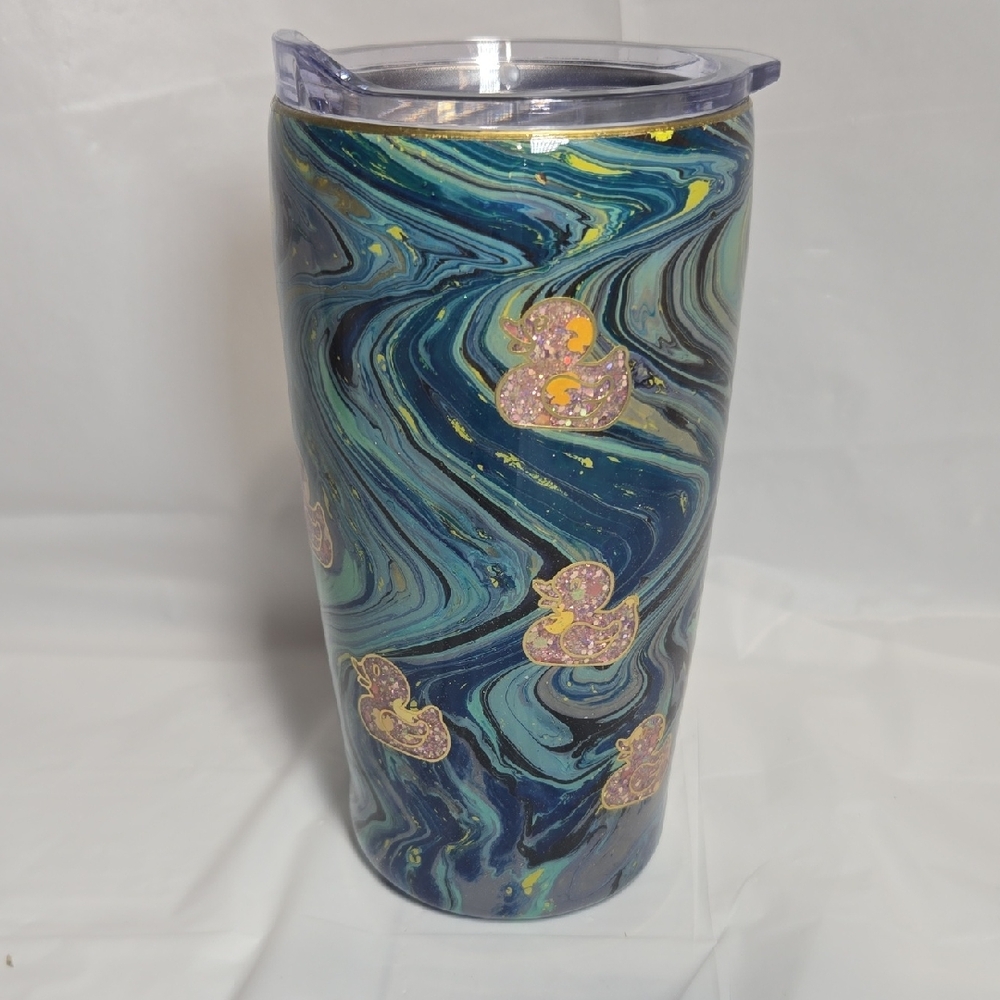 20oz Swirl Tumbler with Duck Design